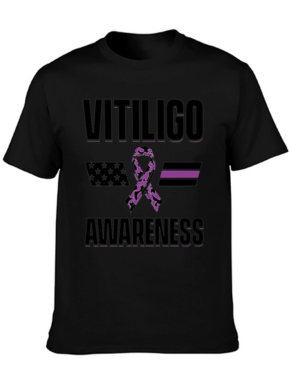 Vitiligo Awareness Ribbon T-Shirt