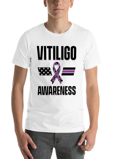 Vitiligo Awareness Ribbon T-Shirt