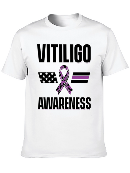 Vitiligo Awareness Ribbon T-Shirt