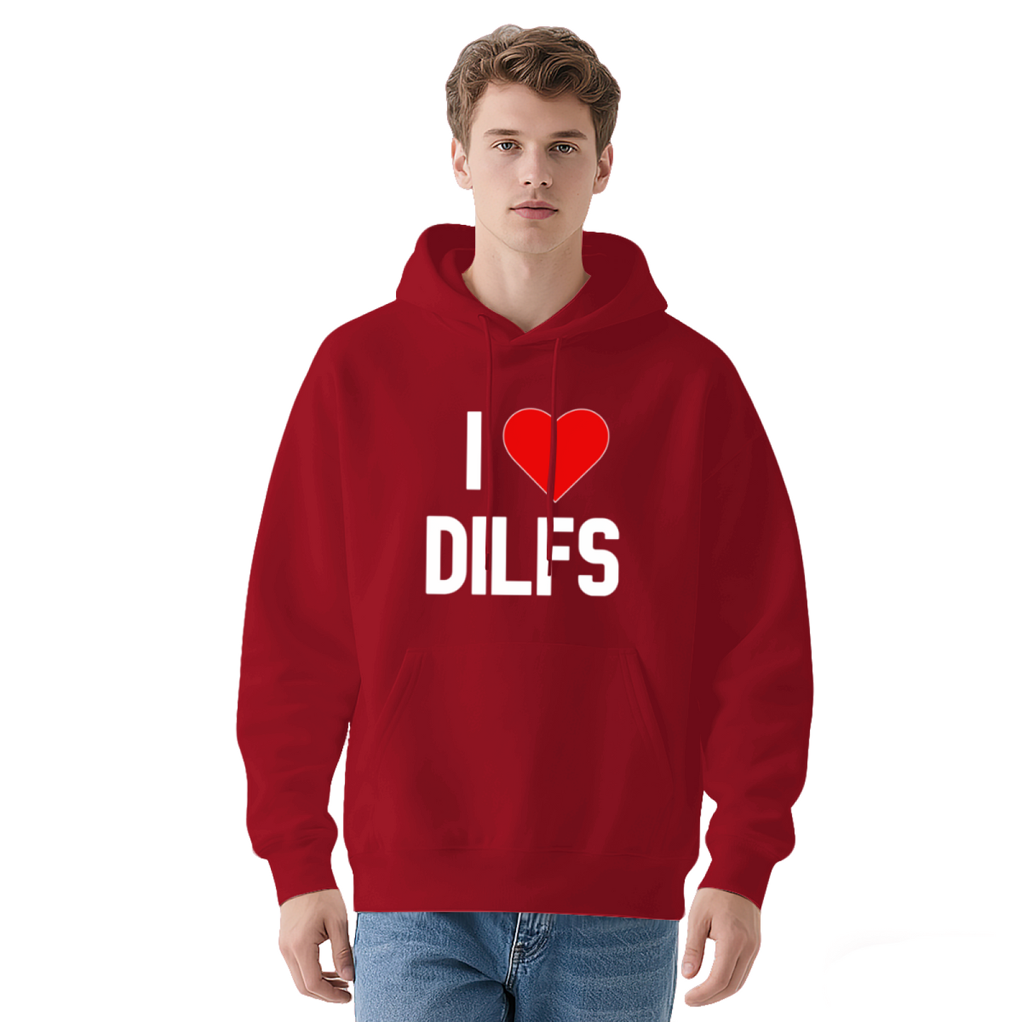 Trendy Simple Letter Print Graphic Hoodie, Unisex Comfort Daily Sweatshirt