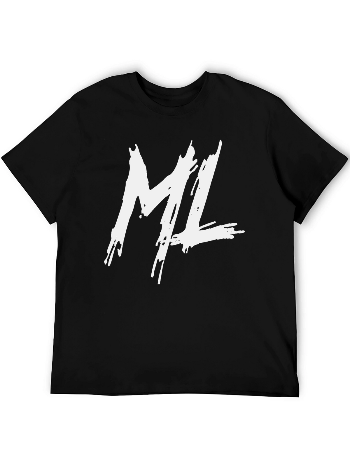 ML Black Graphic Tee - Trendy Streetwear