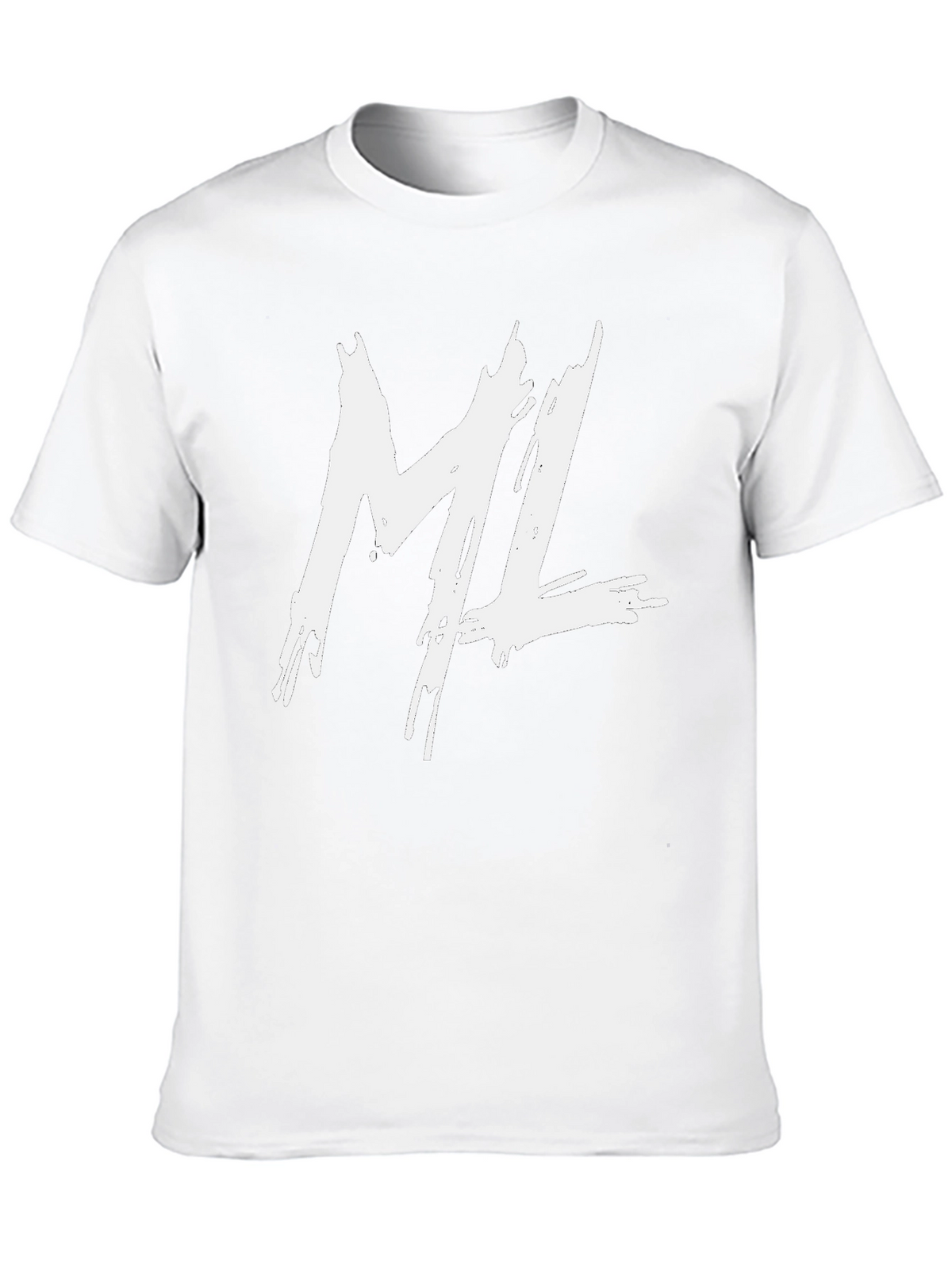 ML Black Graphic Tee - Trendy Streetwear