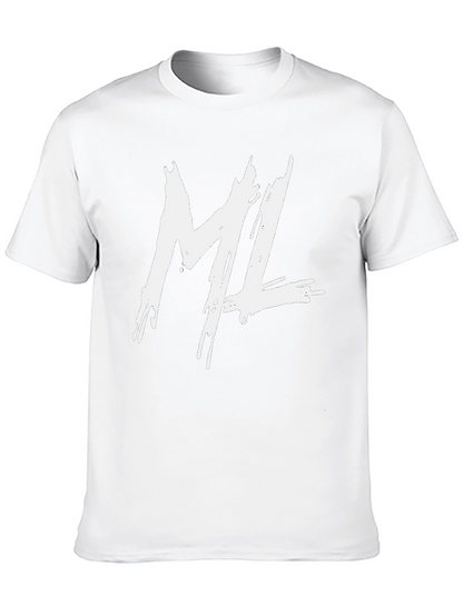 ML Black Graphic Tee - Trendy Streetwear