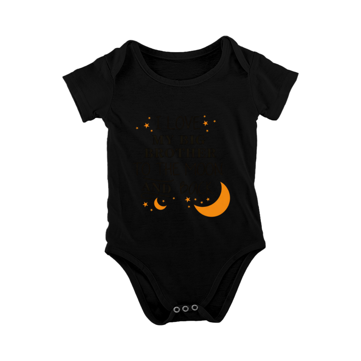I Love My Big Brother To The Moon And Back Star Moon Bodysuit