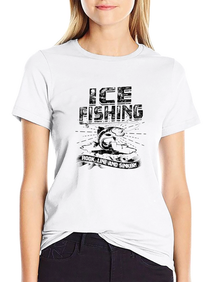 Ice Fishing Graphic Tee - Hook Line & Sinker!