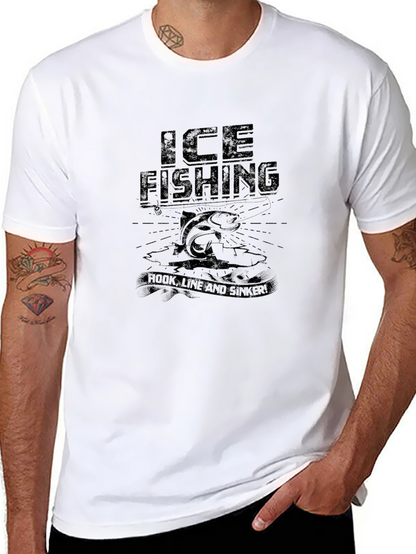 Ice Fishing Graphic Tee - Hook Line & Sinker!