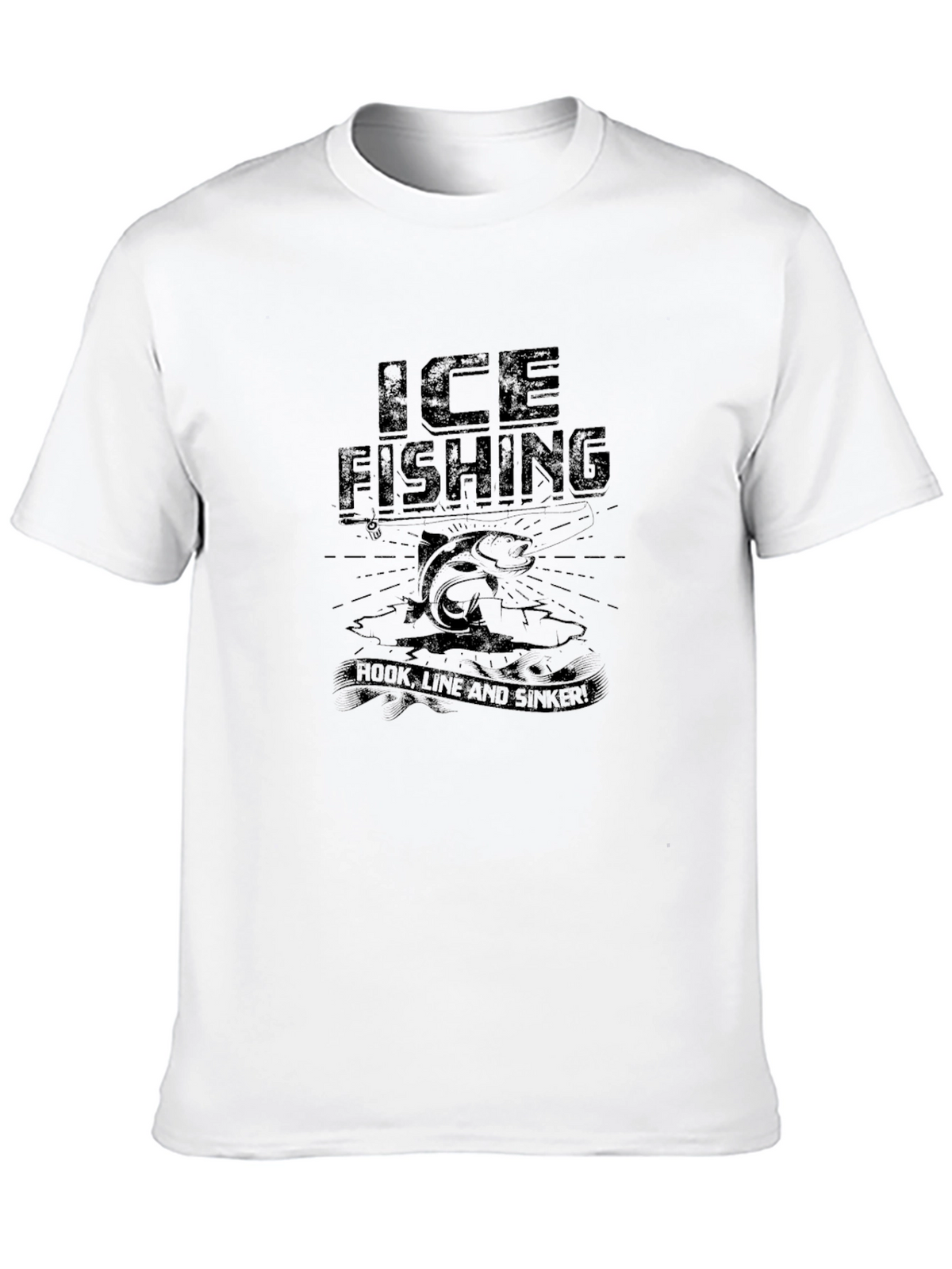 Ice Fishing Graphic Tee - Hook Line & Sinker!