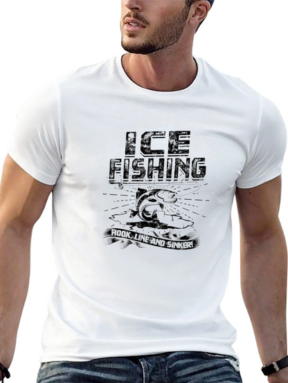 Ice Fishing Graphic Tee - Hook Line & Sinker!