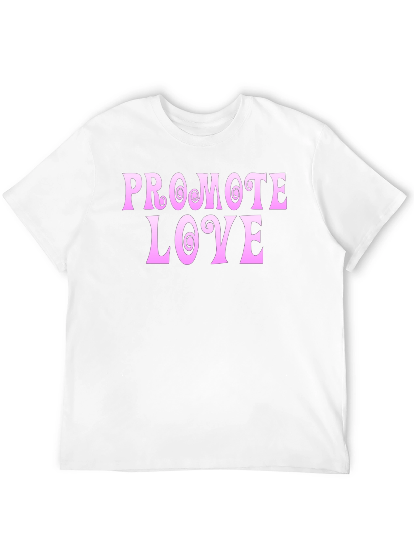 Promote Love Black Graphic T-Shirt