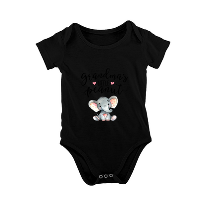 Grandma¡¯s Little Peanut Watercolor Elephant Grandbaby Onesie