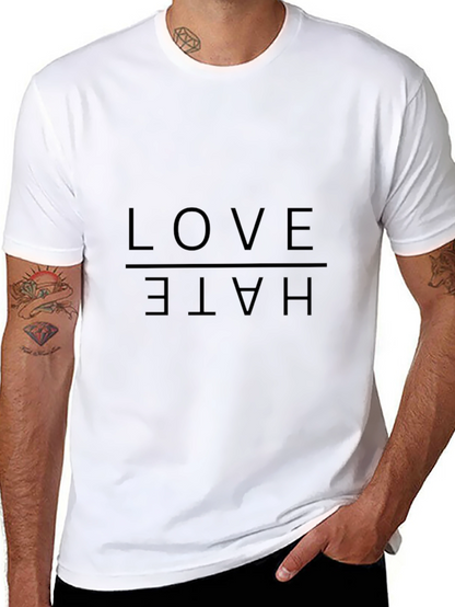 Love Hate Graphic Tee - Trendy Streetwear Shirt