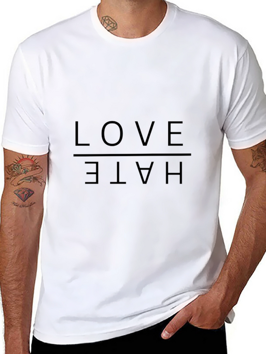 Love Hate Graphic Tee - Trendy Streetwear Shirt