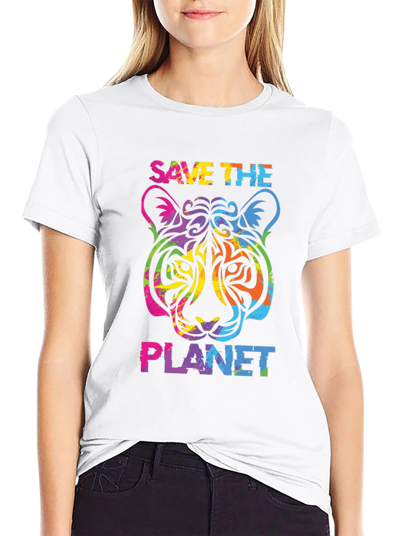 Save the Planet Tiger Graphic Tee