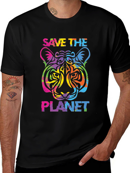 Save the Planet Tiger Graphic Tee