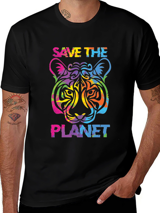 Save the Planet Tiger Graphic Tee
