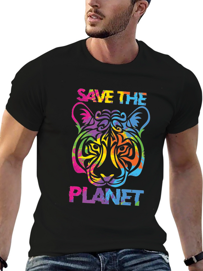 Save the Planet Tiger Graphic Tee