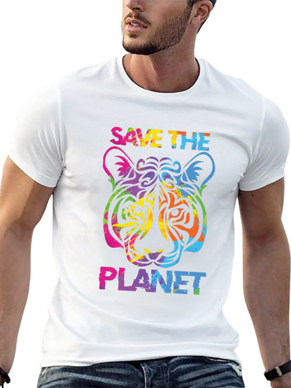 Save the Planet Tiger Graphic Tee
