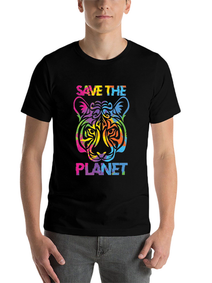 Save the Planet Tiger Graphic Tee