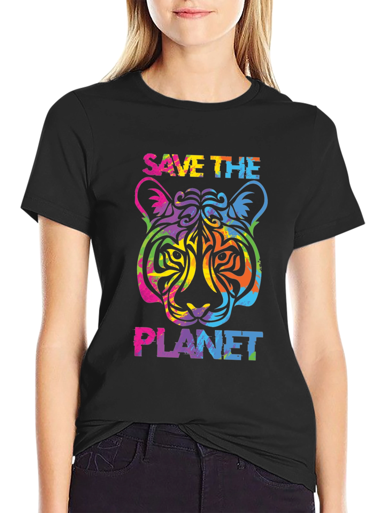 Save the Planet Tiger Graphic Tee