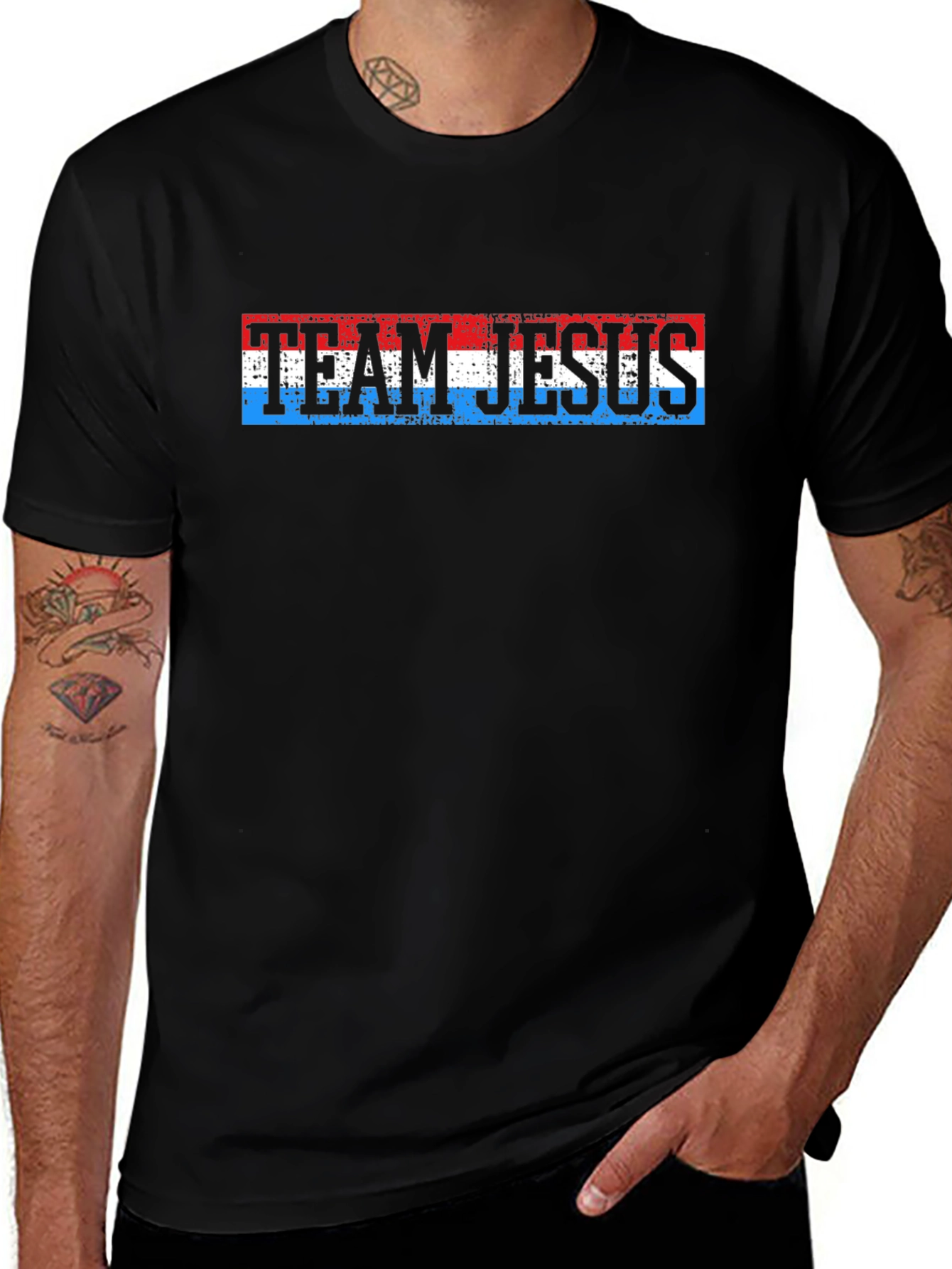 Team Jesus Graphic Tee - Religious Apparel