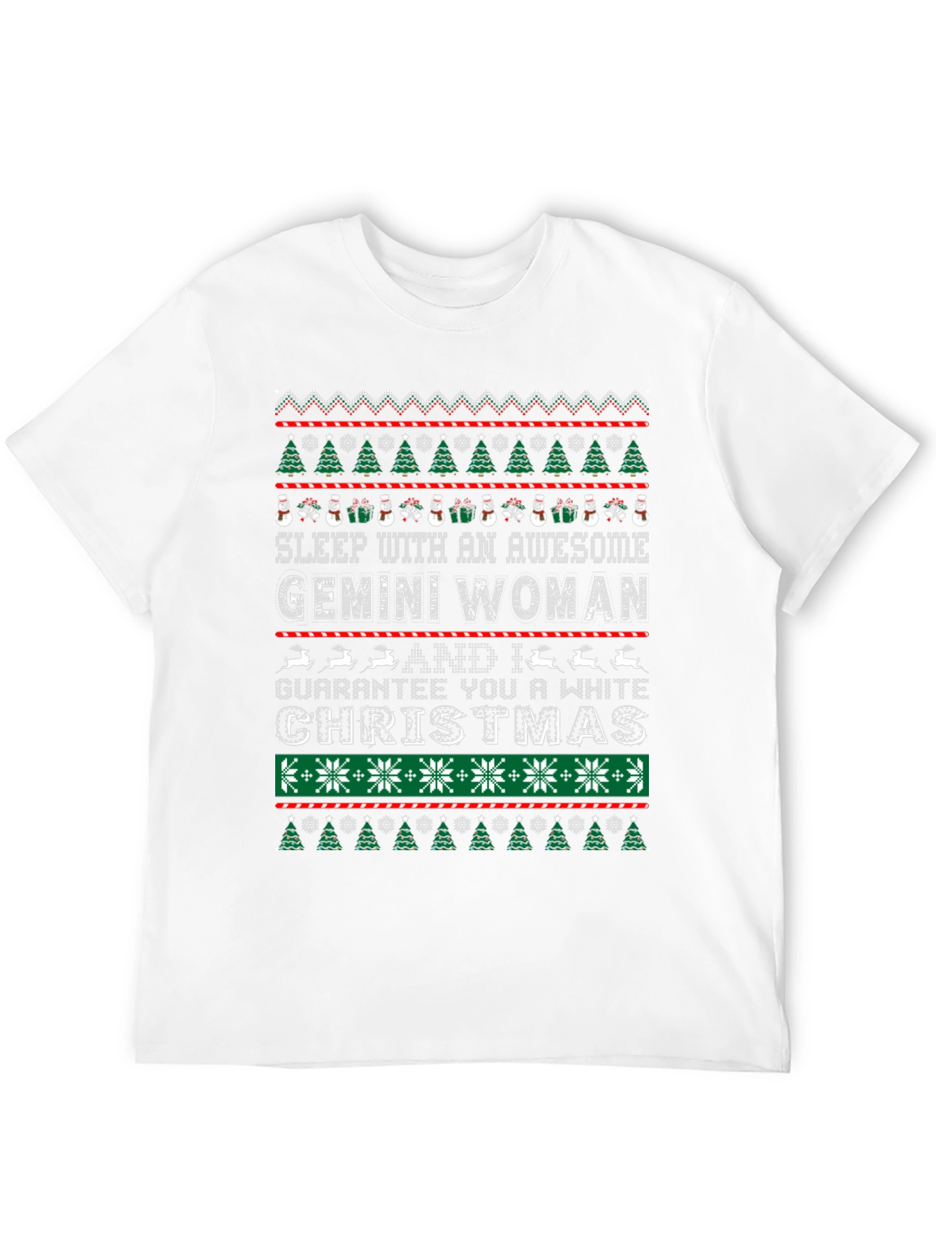 Gemini Woman Ugly Christmas Sweater T-Shirt