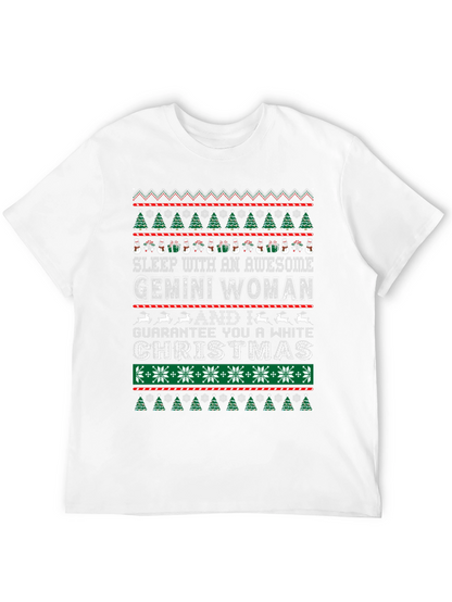 Gemini Woman Ugly Christmas Sweater T-Shirt