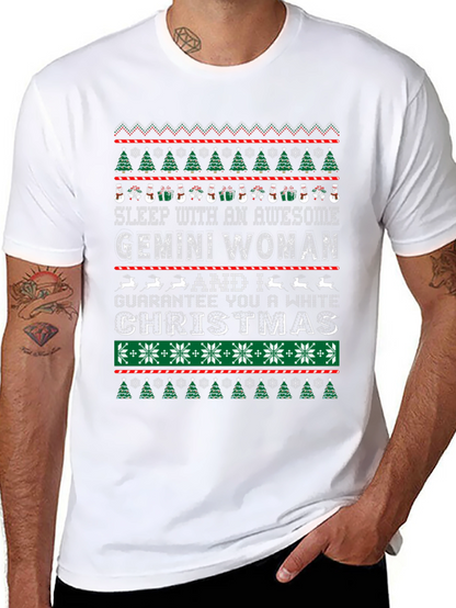 Gemini Woman Ugly Christmas Sweater T-Shirt