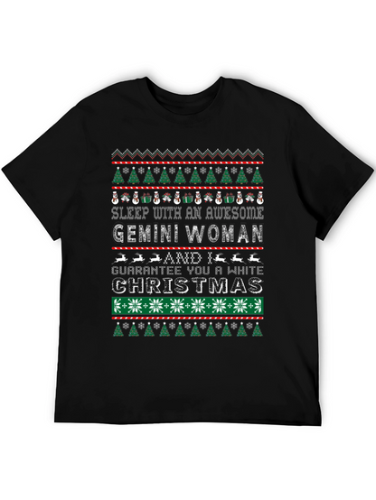 Gemini Woman Ugly Christmas Sweater T-Shirt
