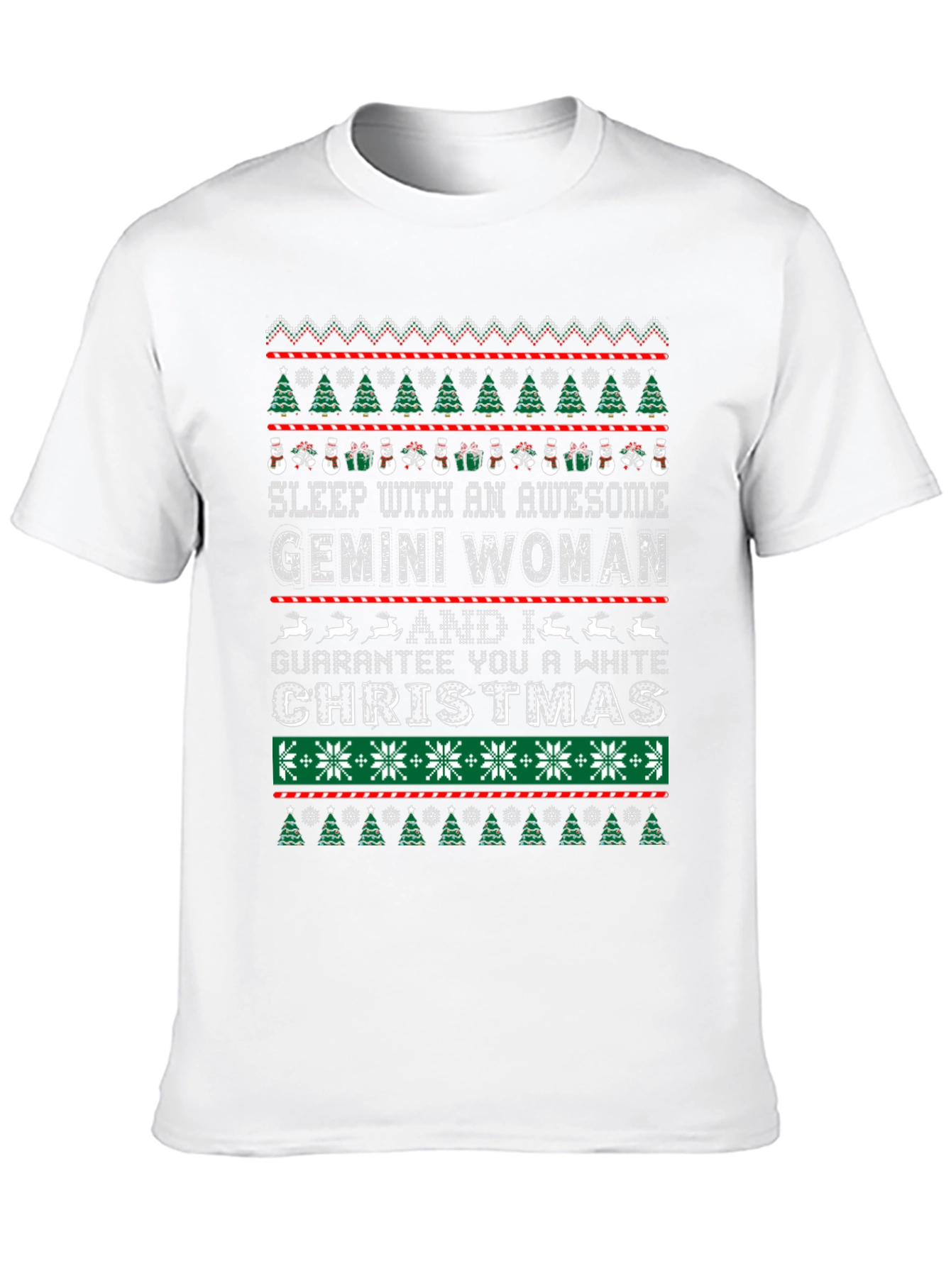 Gemini Woman Ugly Christmas Sweater T-Shirt