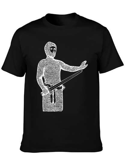 Medieval Knight T-Shirt - Black