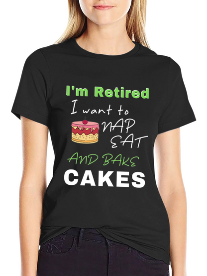 Retired Baker Humor T-Shirt
