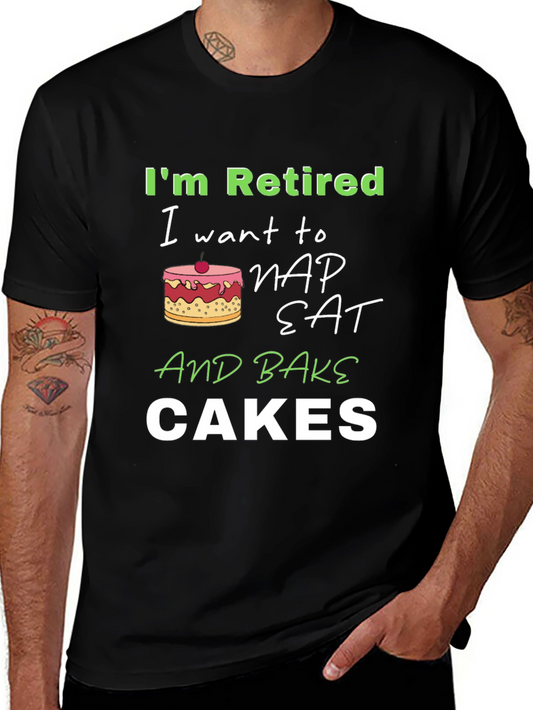 Retired Baker Humor T-Shirt
