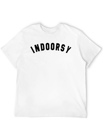 Indoorsy Black T-Shirt Casual Comfort