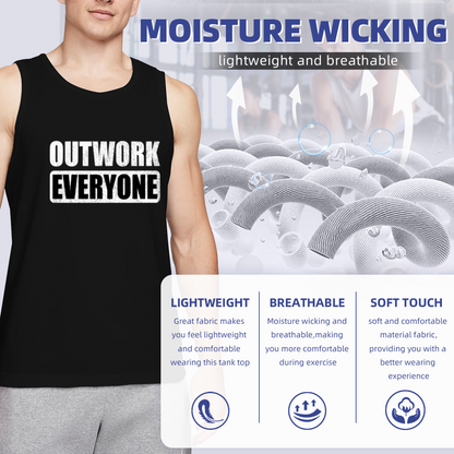Outwork Everyone Motivational Workout Gym Tank Top