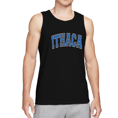 Retro Varsity ITHACA College Pride Sleeveless Tee