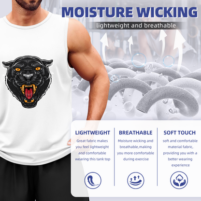 Ferocious Black Panther Wild Animal Graphic Tank