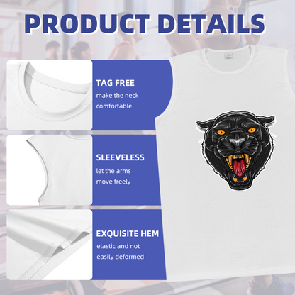 Ferocious Black Panther Wild Animal Graphic Tank