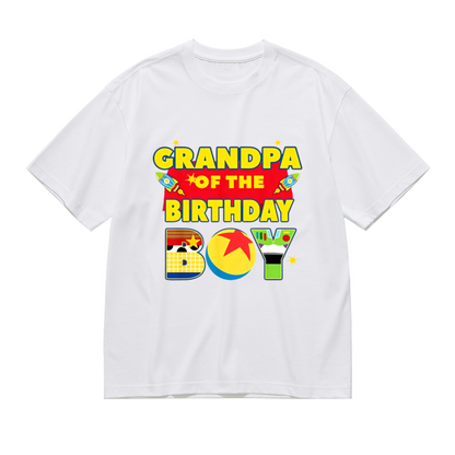 Toy Story Theme Grandpa Of The Birthday Boy Plus Size Women¡¯s Printed T-Shirt