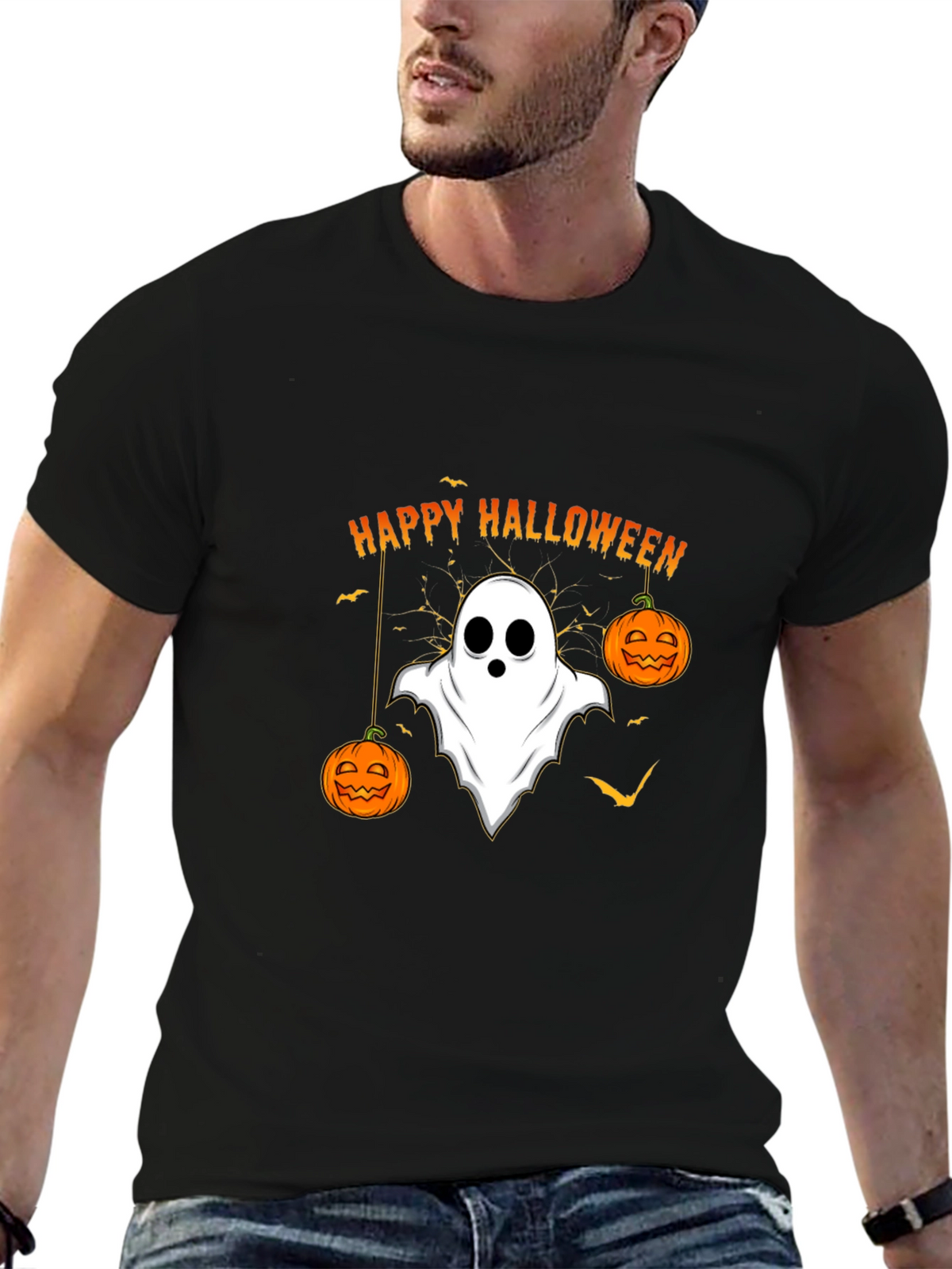 Happy Halloween Ghost T-Shirt