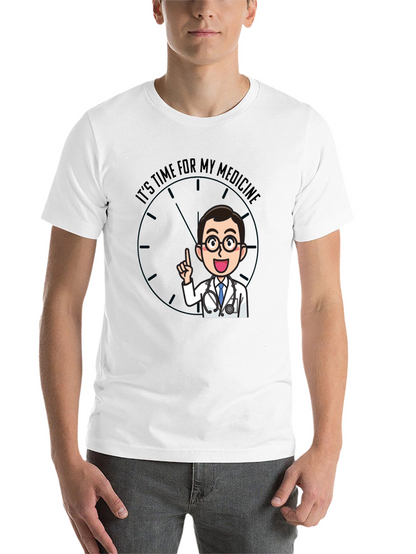 Time For Medicine Doctor Graphic T-Shirt