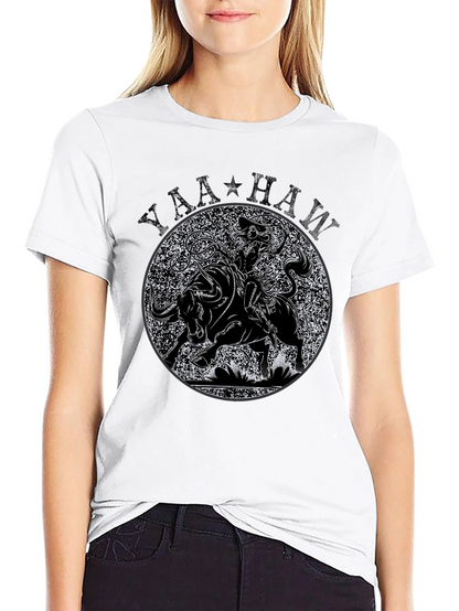 Yaa-Haw Bull Rider Graphic Tee