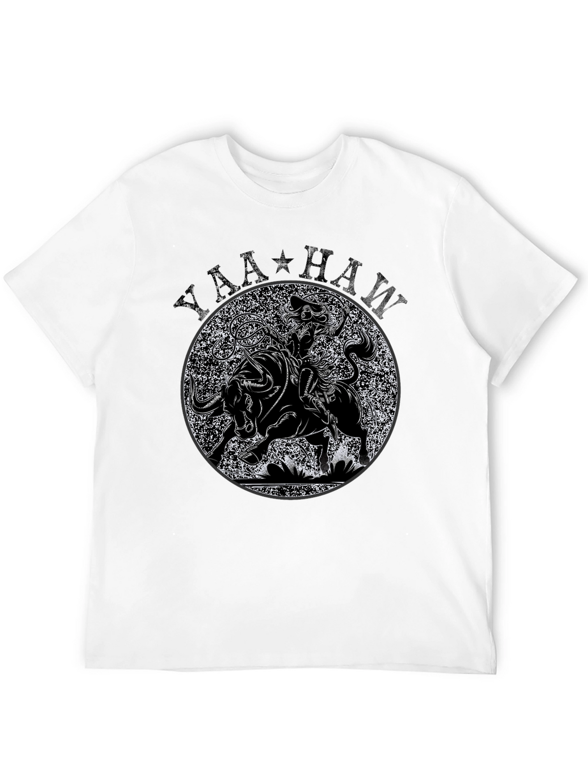 Yaa-Haw Bull Rider Graphic Tee