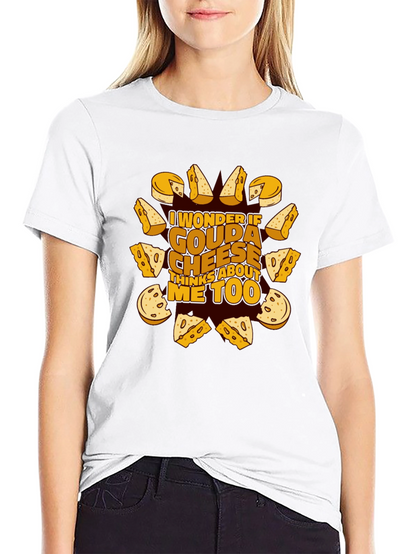Gouda Cheese Lover T-Shirt Funny Foodie Tee