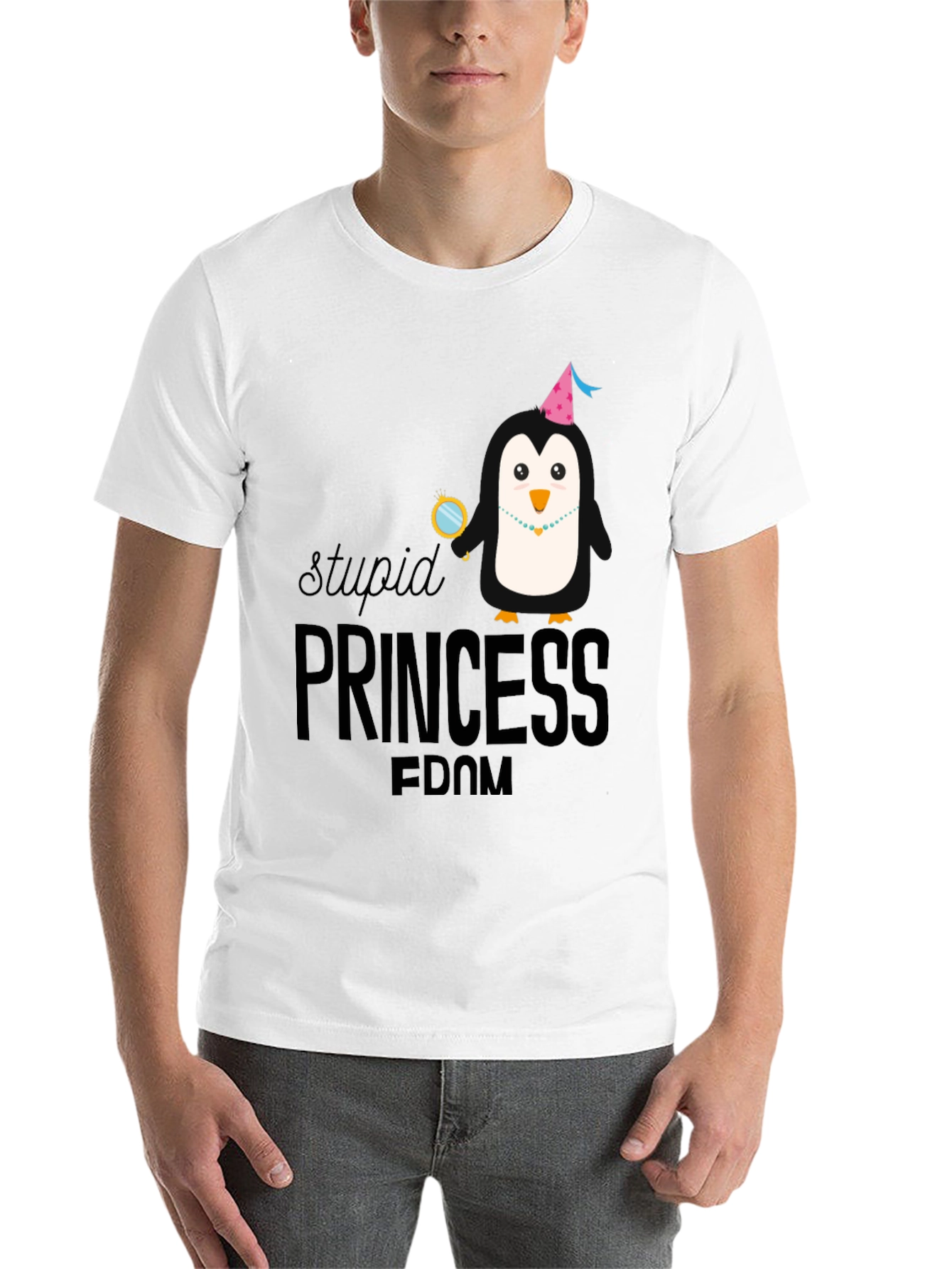 Stupid Princess Penguin Tee - Unisex