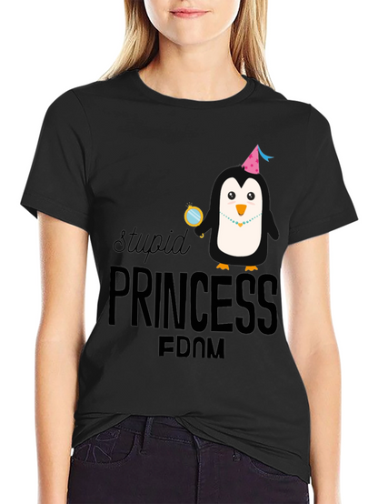 Stupid Princess Penguin Tee - Unisex