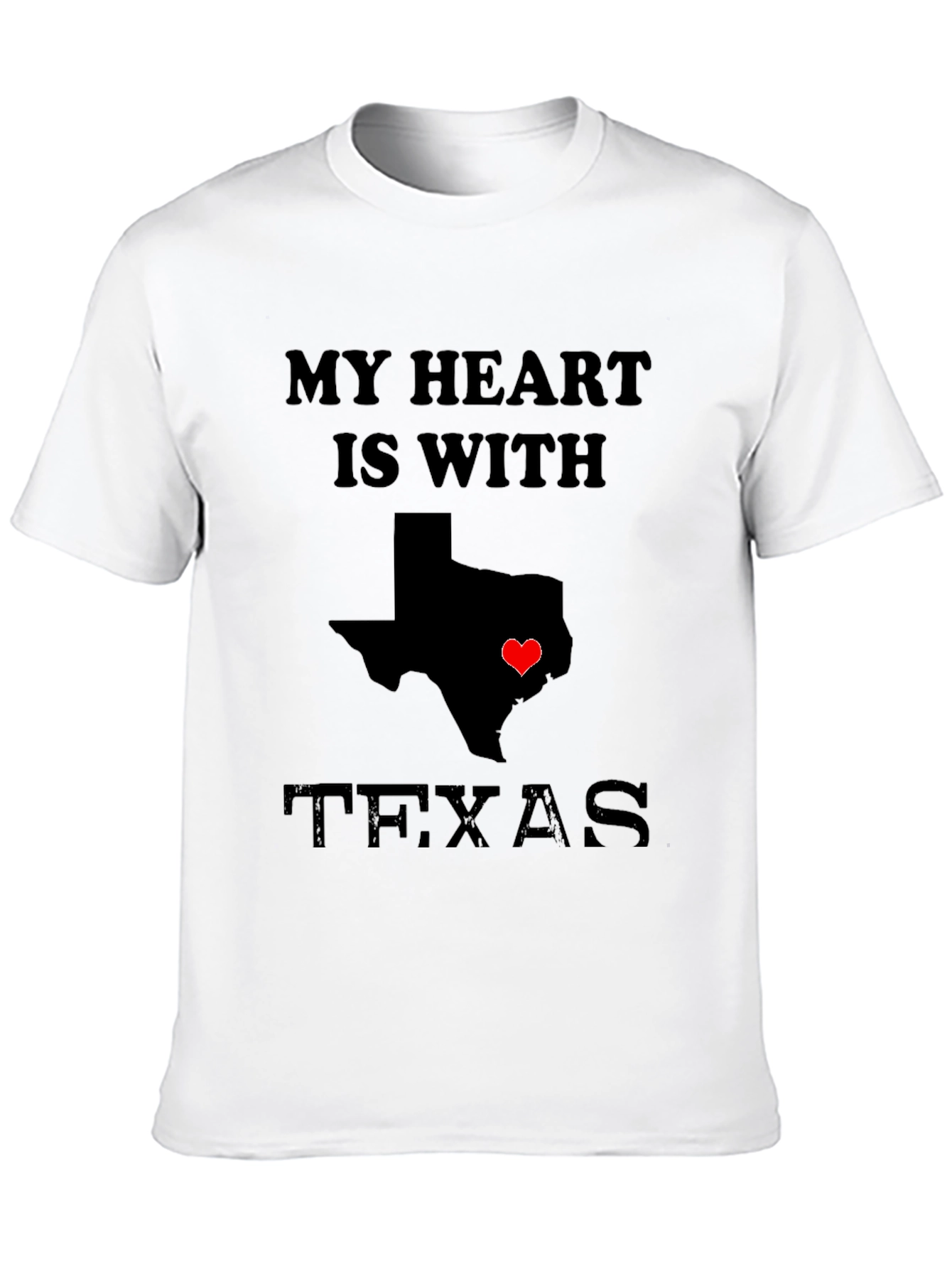 My Heart is With Texas T-Shirt