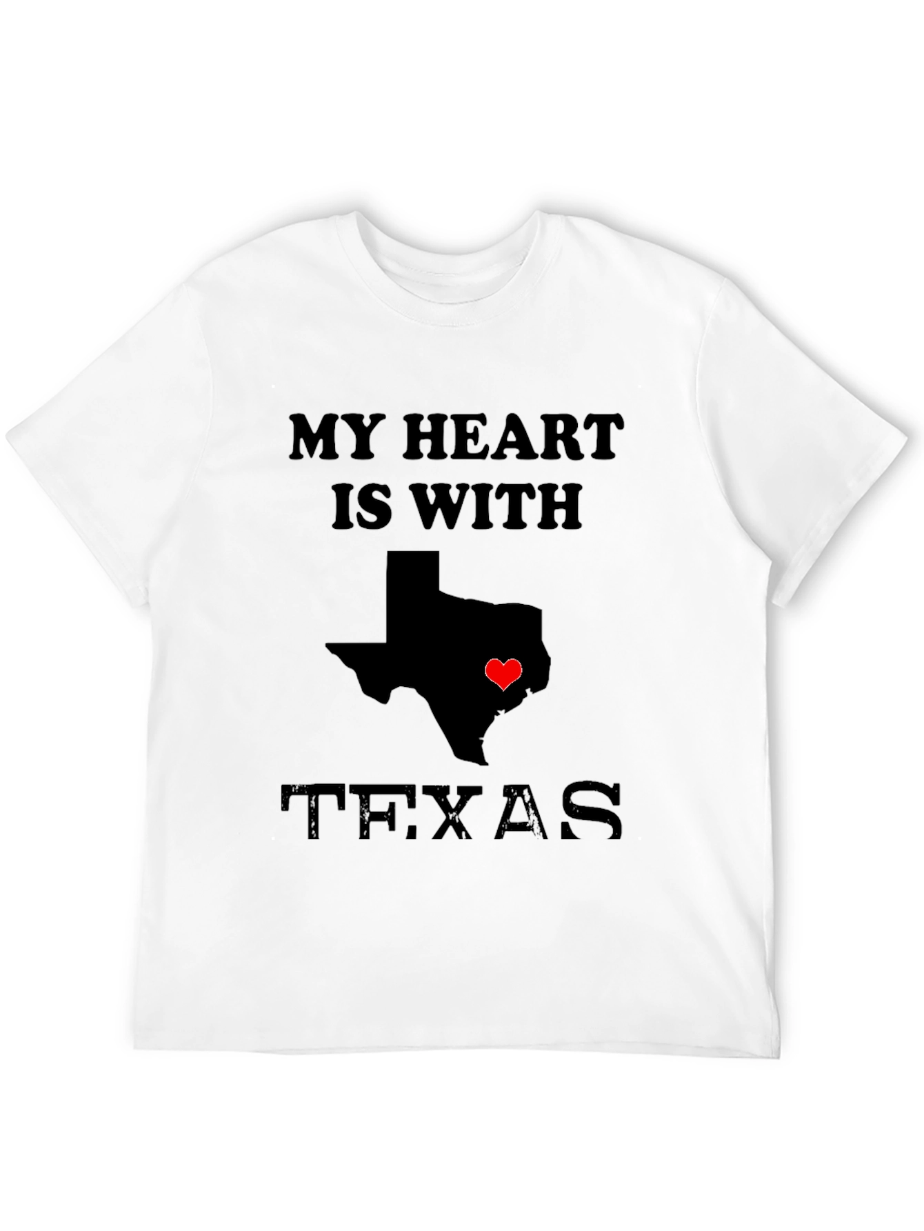 My Heart is With Texas T-Shirt