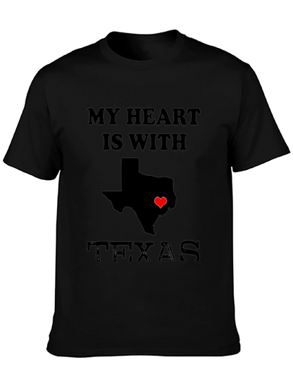 My Heart is With Texas T-Shirt