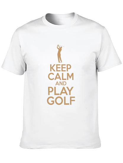 Keep Calm Play Golf T-Shirt - Golfer Tee