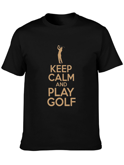 Keep Calm Play Golf T-Shirt - Golfer Tee